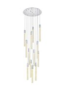 Weston 13-Light Pendant in Chrome