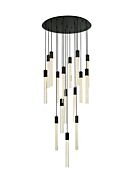 Weston 16-Light Pendant in Black