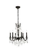 Rosalia 6-Light Chandelier in Dark Bronze