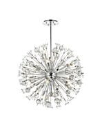 Vera 18-Light Pendant in Chrome