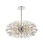 Vera 38-Light 3Pendant in Chrome