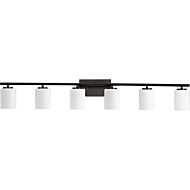 Replay 6-Light Bathroom Vanity Light Vanity in Antique Bronze