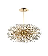 Vera 38-Light 3Pendant in Gold