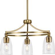 Parkhurst 3-Light Chandelier in Brushed Bronze