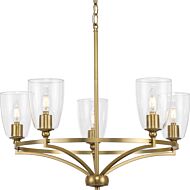 Parkhurst 5-Light Chandelier in Brushed Bronze