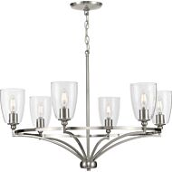 Parkhurst 6-Light Chandelier in Brushed Nickel