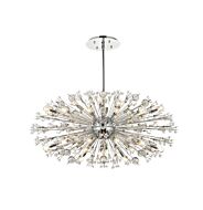 Vera 38-Light 3Pendant in Chrome