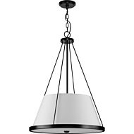 Saffert 3-Light Pendant in Matte Black