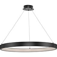 Inverse LED 1-Light LED Pendant in Matte Black