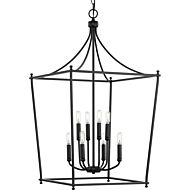 Parkhurst 8-Light Foyer Chandelier in Matte Black