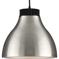 Radian LED 1-Light LED Pendant in Brushed Nickel