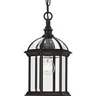 Dillard 1-Light Outdoor Hanging Lantern in Antique Bronze