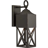 Birkdale 1-Light Outdoor Wall Lantern in Antique Bronze