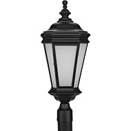 Crawford 1-Light Outdoor Post Mount in Black