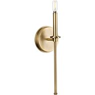 Elara 1-Light Wall Bracket in Vintage Brass