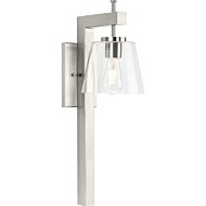 Saffert 1-Light Wall Bracket in Brushed Nickel