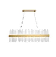 Dallas 24-Light Pendant in Satin Gold