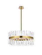 Serephina 14-Light Pendant in Satin Gold