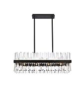 Serephina 20-Light Chandelier in Black