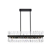 Serephina 24-Light Chandelier in Black