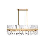 Serephina 24-Light Chandelier in Satin Gold