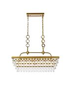 Nordic 6-Light Pendant in Brass