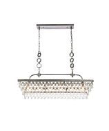 Nordic 6-Light Pendant in Antique Silver