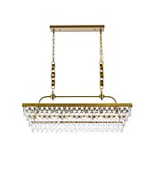 Nordic 6-Light Pendant in Brass