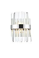 Serephina 2-Light Bathroom Vanity Light Sconce in Chrome