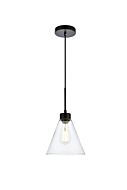 Mera 1-Light Pendant in Black