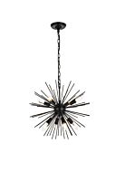 Timber 8-Light Pendant in Black