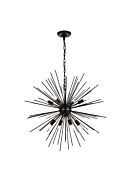 Timber 8-Light Pendant in Black