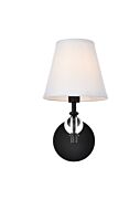 Bethany 1-Light Bathroom Vanity Light in Black