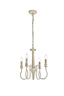 Flynx 4-Light Pendant in Weathered Dove