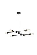 Xavier 6-Light Pendant in Black