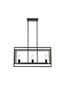 Voir 3-Light Pendant in Black