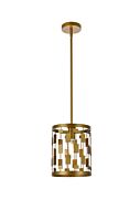 Levante 1-Light Pendant in Brass