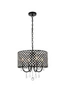 Elise 4-Light Pendant in black