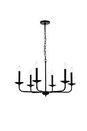 Cohen 6-Light Pendant in Black