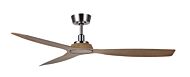 Moto 52in Hanging Ceiling Fan in Brushed Nickel