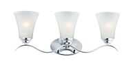 Maxim Vital 3 Light Bathroom Vanity Light in Polished Chrome