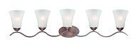 Maxim Vital 5 Light Bathroom Vanity Light in Oil Rubbed Bronze