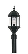 Devonshire 1-Light Post Lantern in Black