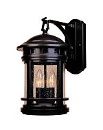 Sedona 3-Light Wall Lantern in Oil Rubbed Bronze