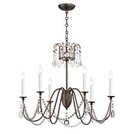 Maxim Lighting Plumette 6-Light Chandelier with Crystal