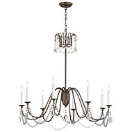 Maxim Lighting Plumette 8-Light Chandelier with Crystal