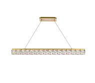 Valetta 1-Light LED Linear Pendant in Gold