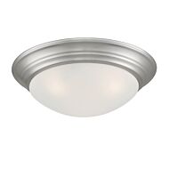 Tap 3-Light Flush Mount in Brushed Nickel