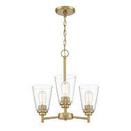 Westin 3-Light Chandelier in Brushed Gold