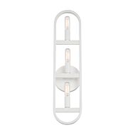 Carousel 3-Light Wall Sconce in Matte White